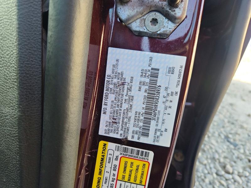 Продаж на аукціоні авто 2013 Ford Fusion, vin: 3FA6P0HR9DR358976, номер лоту: 47995666