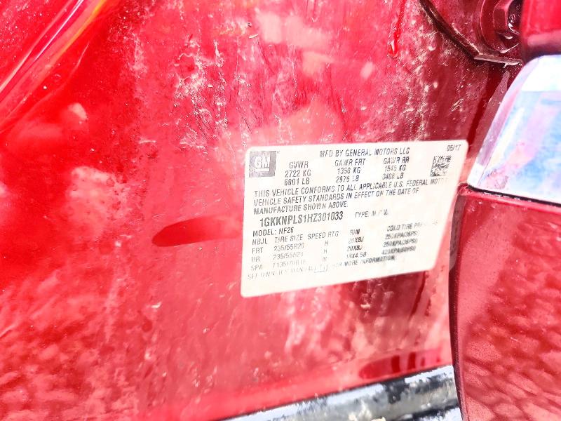 Продаж на аукціоні авто 2017 Gmc Acadia, vin: 1GKKNPLS1HZ301033, номер лоту: 46639166