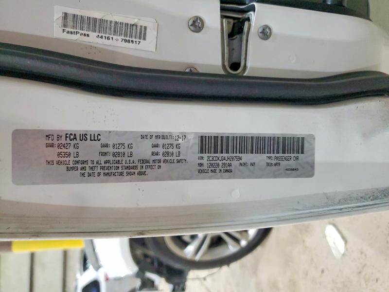 Aukcja sprzedaży 2018 Dodge Charger, vin: 2C3CDXJG4JH207594, numer aukcji: 79425305