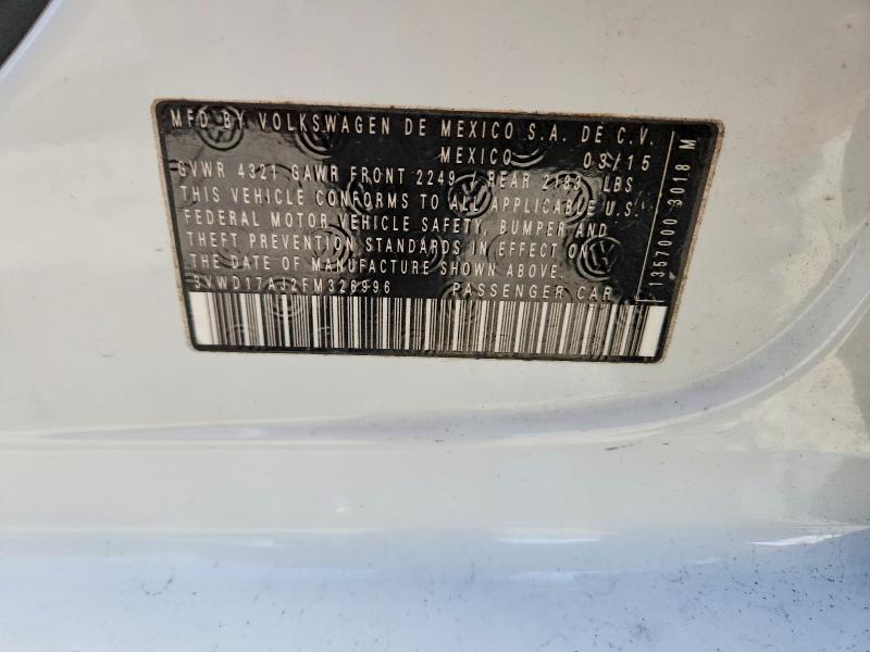 Продаж на аукціоні авто 2015 Volkswagen Jetta, vin: 3VWD17AJ2FM326996, номер лоту: 46463076