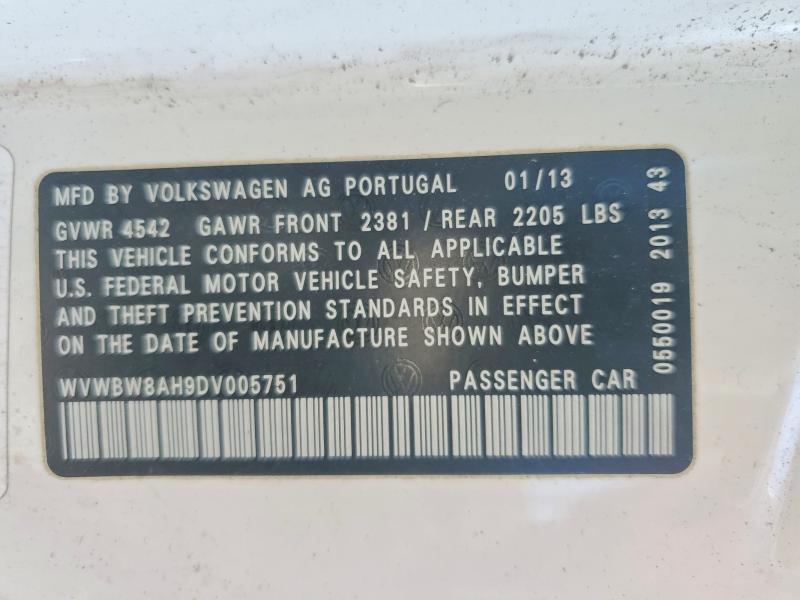 Продаж на аукціоні авто 2013 Volkswagen Eos, vin: WVWBW8AH9DV005751, номер лоту: 47096296