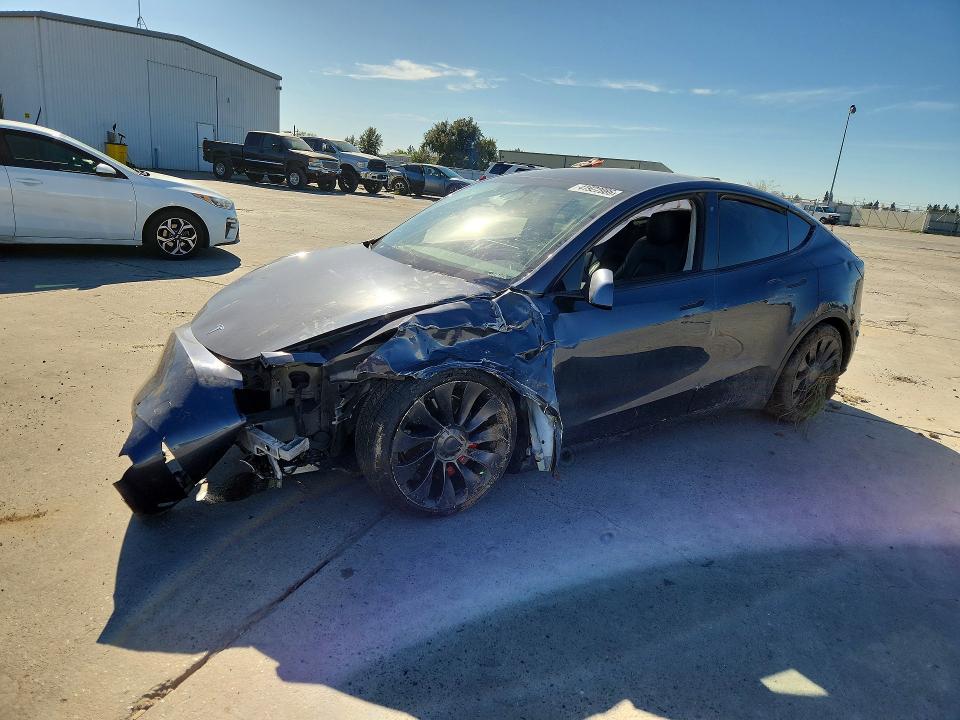2020 Tesla Model Y მანქანა იყიდება აუქციონზე, vin: 5YJYGDEF6LF057280, აუქციონის ნომერი: 41922086