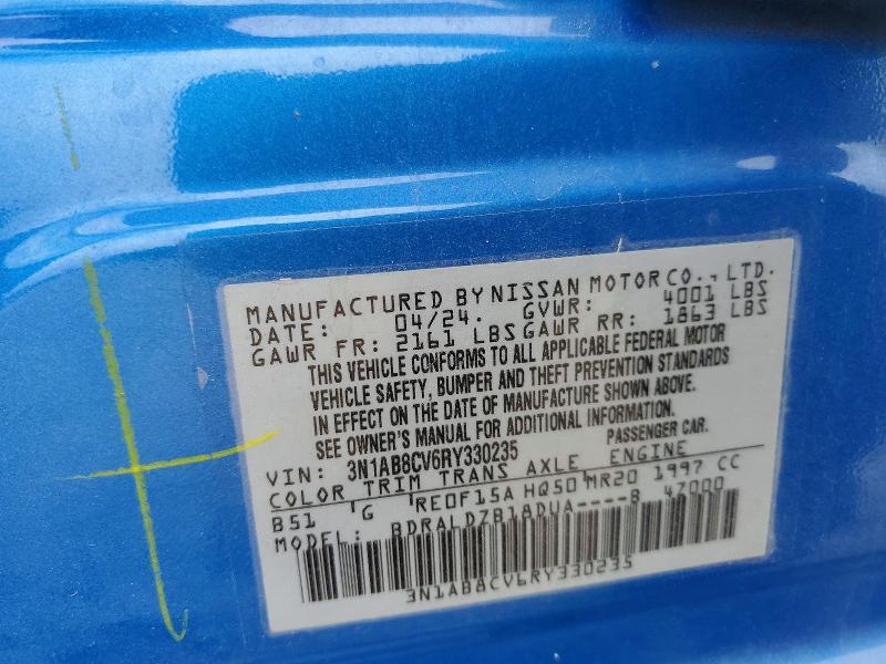 Продаж на аукціоні авто 2024 Nissan Sentra, vin: 3N1AB8CV6RY330235, номер лоту: 79994085