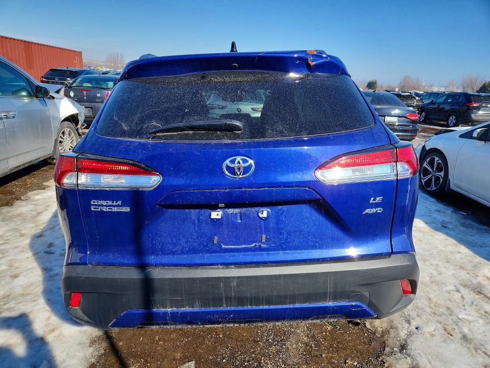 76376595 :رقم المزاد ، 7MUBAABG0RV088215 vin ، 2024 Toyota Corolla Cross مزاد بيع