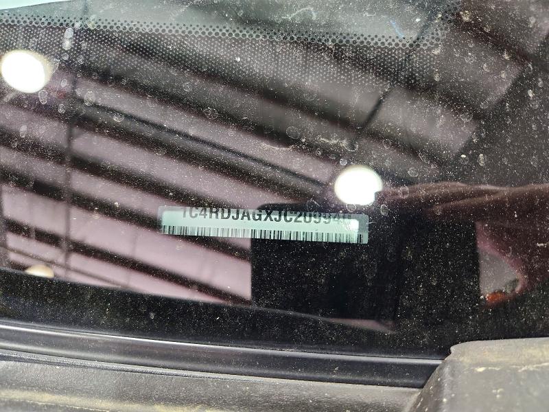 47411186 :رقم المزاد ، 1C4RDJAGXJC209940 vin ، 2018 Dodge Durango مزاد بيع