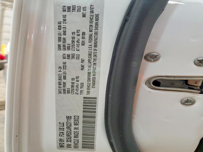 2024 Ram 2500 მანქანა იყიდება აუქციონზე, vin: 3C6UR5DL4RG371185, აუქციონის ნომერი: 78957015