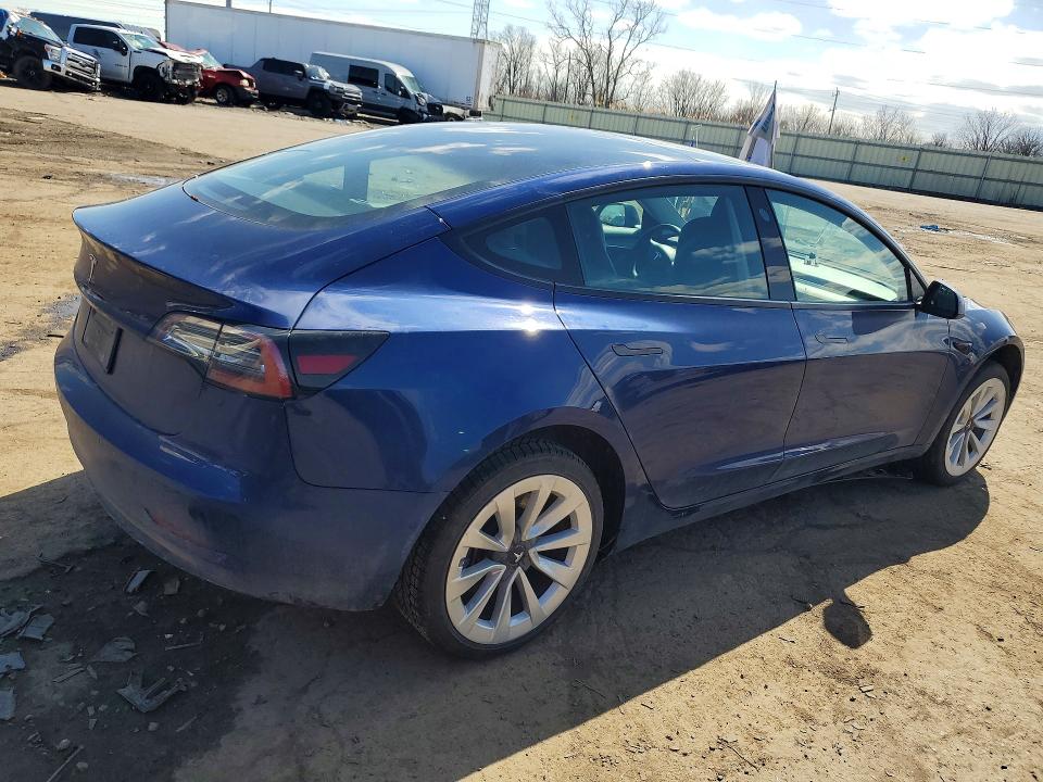 2022 Tesla Model 3 მანქანა იყიდება აუქციონზე, vin: 5YJ3E1EA8NF369865, აუქციონის ნომერი: 47457496
