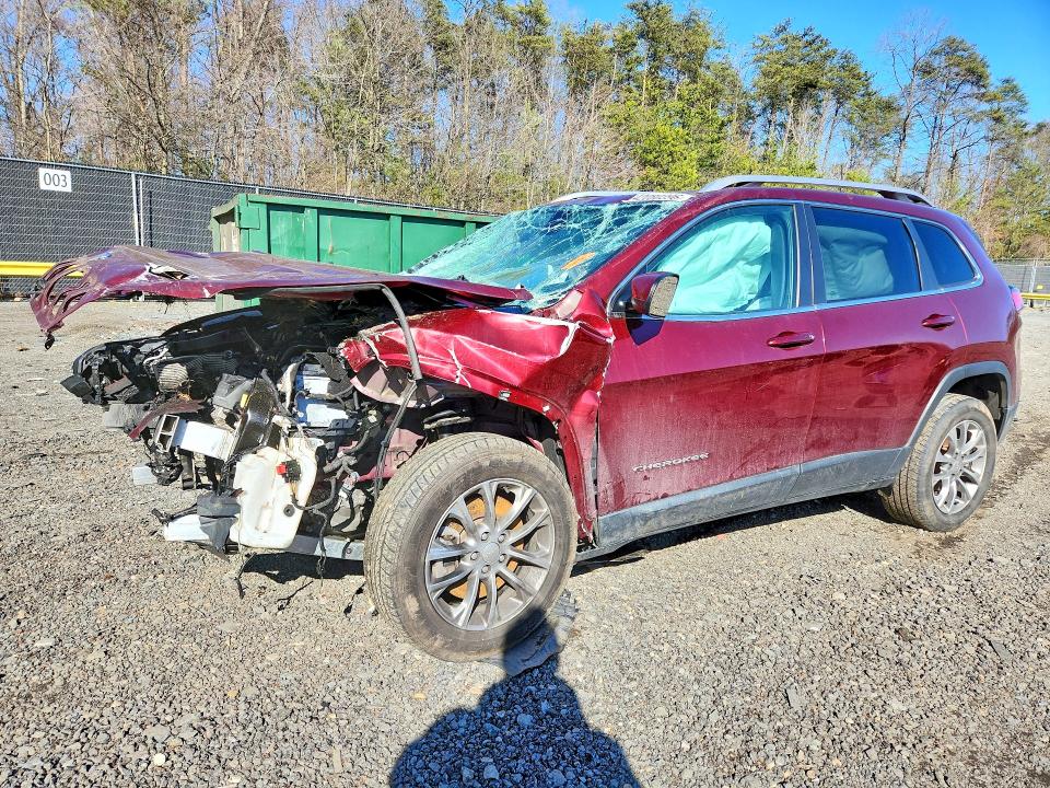 Auction sale of the 2019 Jeep Cherokee, vin: 1C4PJLLB8KD184352, lot number: 42080396
