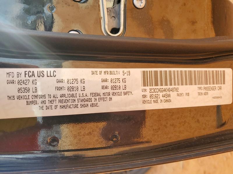 Продажа на аукционе авто 2019 Chrysler 300, vin: 2C3CCAGG4KH648702, номер лота: 41945726