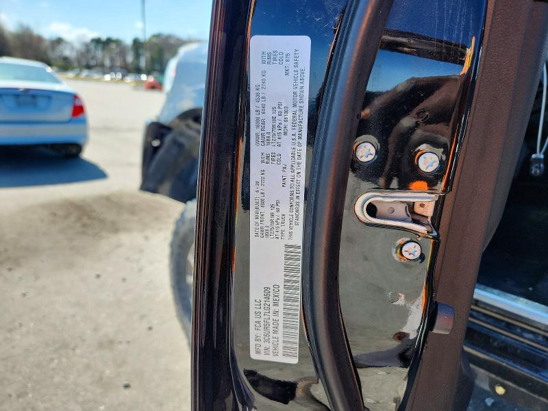 Продаж на аукціоні авто 2020 Ram 2500, vin: 3C6UR5FL7LG214609, номер лоту: 41996226