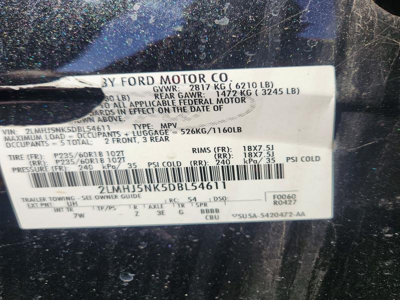 Продажа на аукционе авто 2013 Lincoln Townhouse Mkt, vin: 2LMHJ5NK5DBL54611, номер лота: 47171656