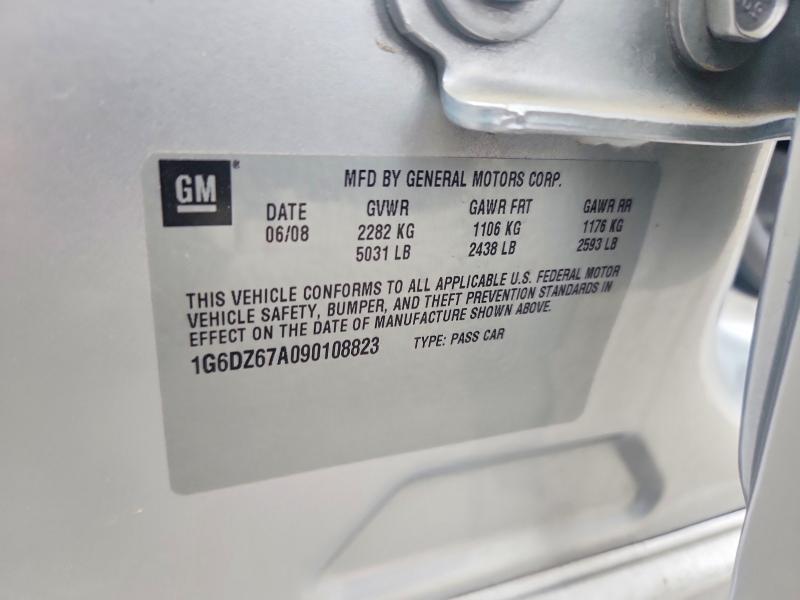 Продаж на аукціоні авто 2009 Cadillac Sts, vin: 1G6DZ67A090108823, номер лоту: 47901856