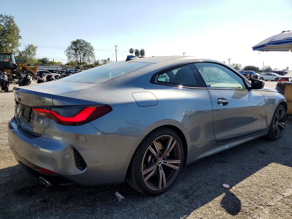 2021 Bmw 430i მანქანა იყიდება აუქციონზე, vin: WBA53AP06MCF78360, აუქციონის ნომერი: 46499026