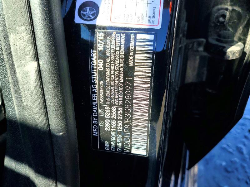 41816036 :رقم المزاد ، WDDHF8JB3GB280971 vin ، 2016 Mercedes Benz E مزاد بيع