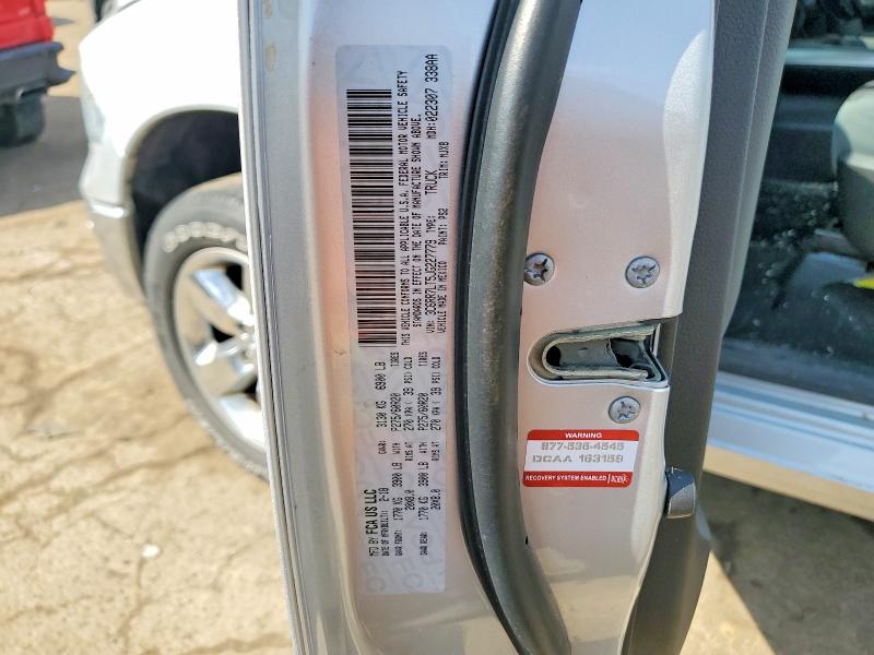 Продаж на аукціоні авто 2018 Ram 1500, vin: 3C6RR7LT5JG227779, номер лоту: 46584496