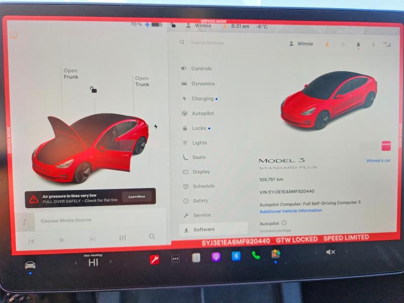 Auction sale of the 2021 Tesla Model 3, vin: 5YJ3E1EA6MF920440, lot number: 46008456