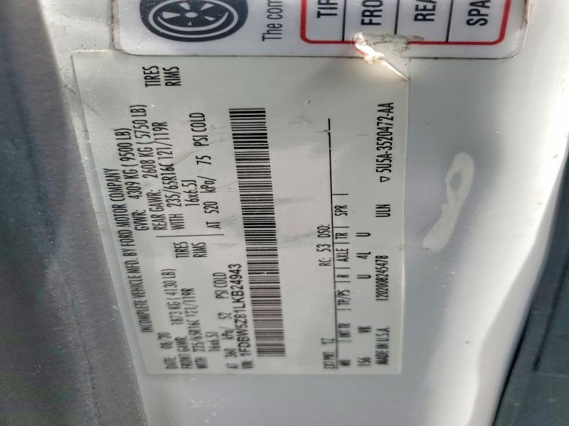 Продажа на аукционе авто 2020 Ford Transit, vin: 1FDBW5Z81LKB24943, номер лота: 79975905