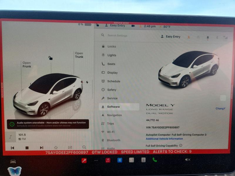 Продаж на аукціоні авто 2023 Tesla Model Y, vin: 7SAYGDEE2PF600897, номер лоту: 47294246