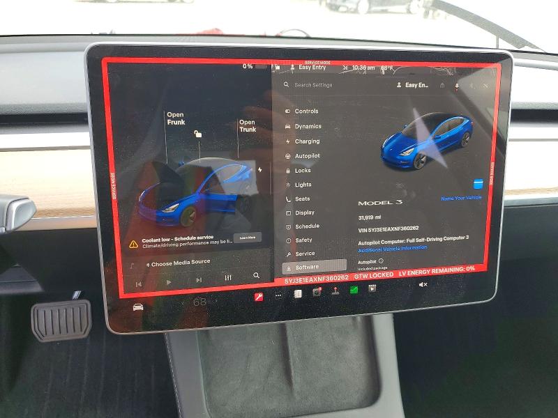 Продаж на аукціоні авто 2022 Tesla Model 3, vin: 5YJ3E1EAXNF360262, номер лоту: 79318735