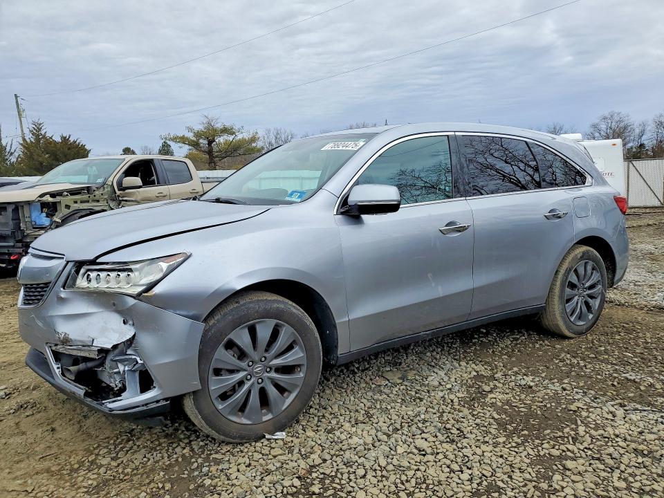 2016 Acura Mdx მანქანა იყიდება აუქციონზე, vin: 5FRYD4H4XGB058441, აუქციონის ნომერი: 78924475
