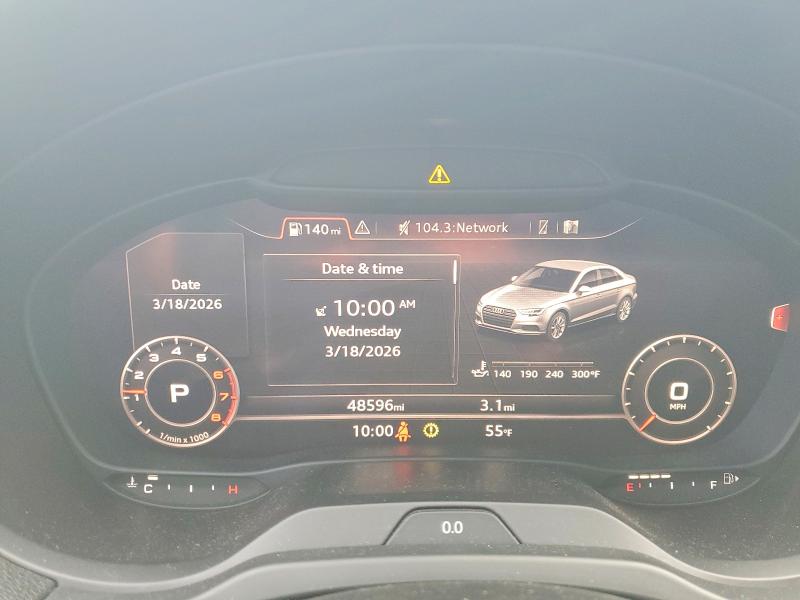 Продаж на аукціоні авто 2018 Audi A3, vin: WAUAUGFF9J1088827, номер лоту: 46183156