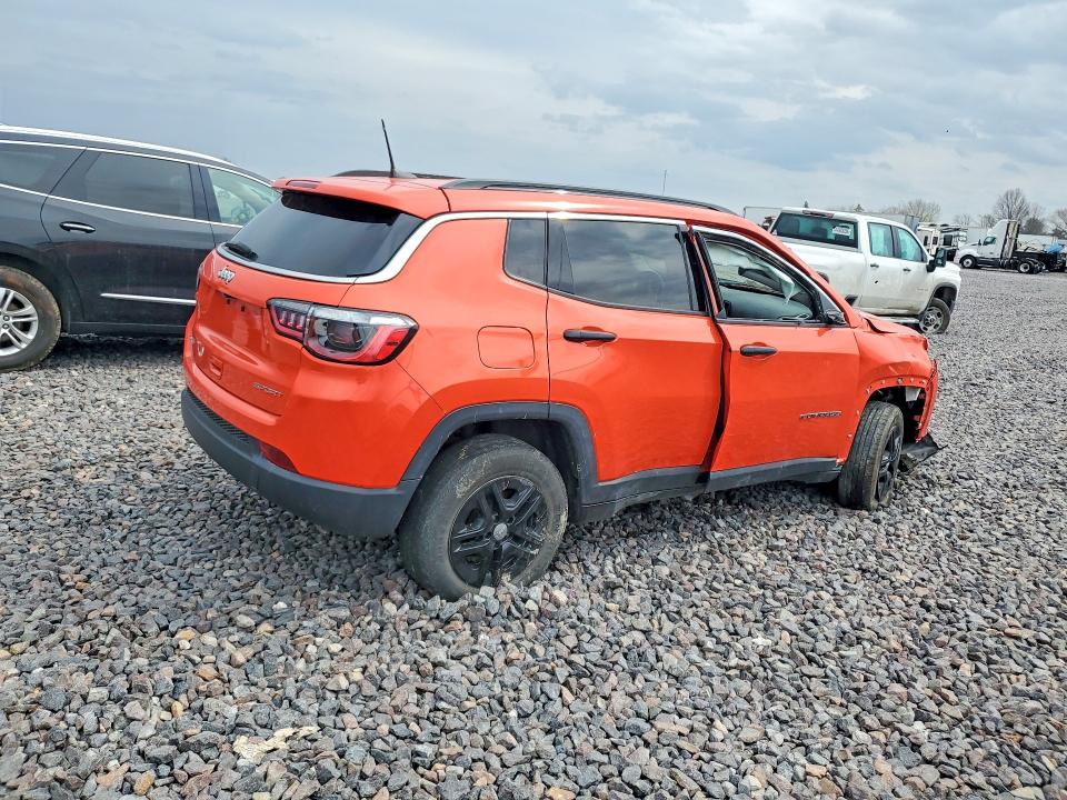 2021 Jeep Compass მანქანა იყიდება აუქციონზე, vin: 3C4NJDAB6MT507522, აუქციონის ნომერი: 48270136