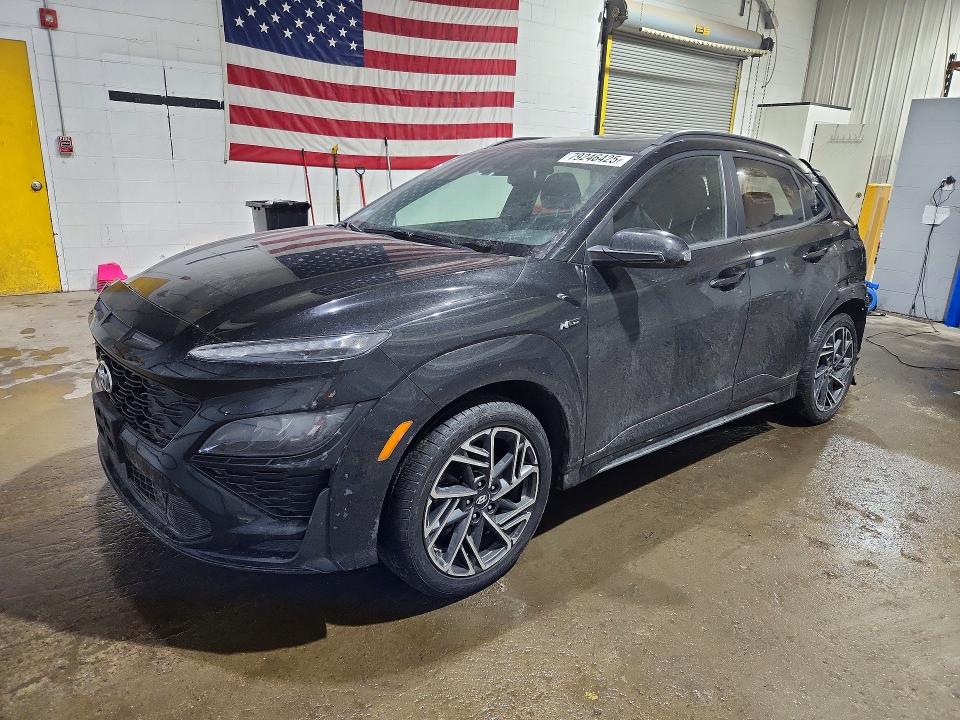 79246425 :رقم المزاد ، KM8K3CA35NU855573 vin ، 2022 Hyundai Kona مزاد بيع