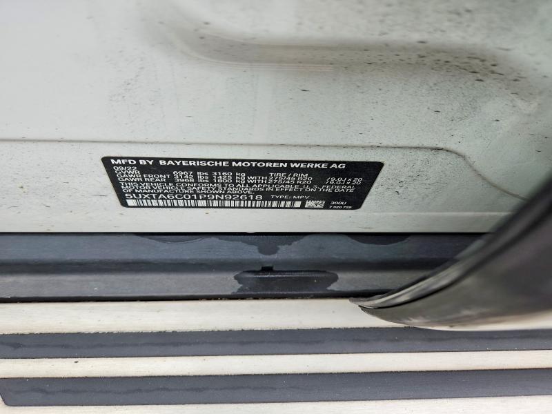 48132986 :رقم المزاد ، 5UXTA6C01P9N92618 vin ، 2023 Bmw X5 مزاد بيع