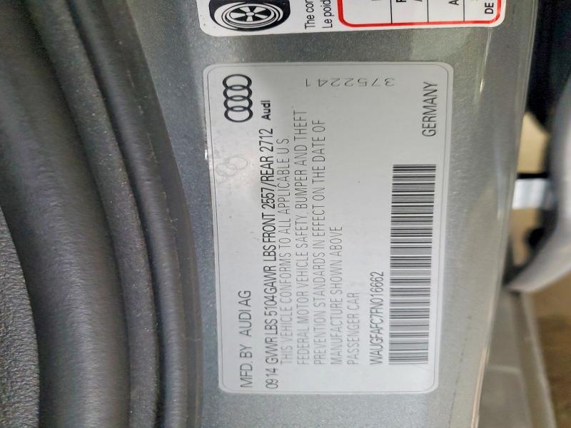 79748025 :رقم المزاد ، WAUGFAFC7FN016662 vin ، 2015 Audi A6 مزاد بيع