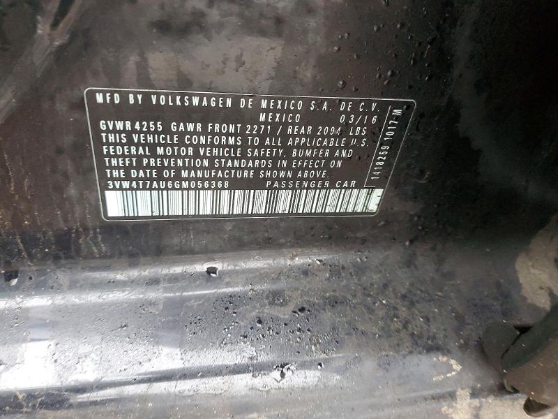 Продаж на аукціоні авто 2016 Volkswagen Gti, vin: 3VW4T7AU6GM056368, номер лоту: 79938685
