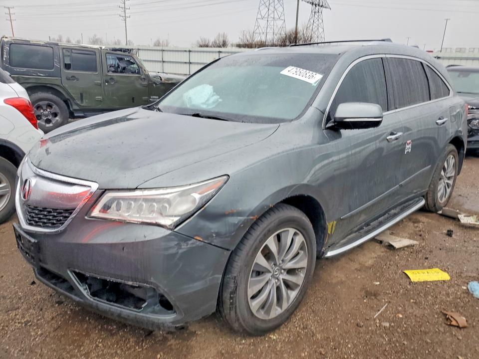 47950836 :رقم المزاد ، 5FRYD4H4XEB011455 vin ، 2014 Acura Mdx مزاد بيع