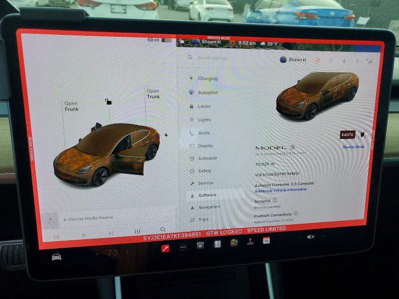 Aukcja sprzedaży 2019 Tesla Model 3, vin: 5YJ3E1EA7KF394851, numer aukcji: 46321416