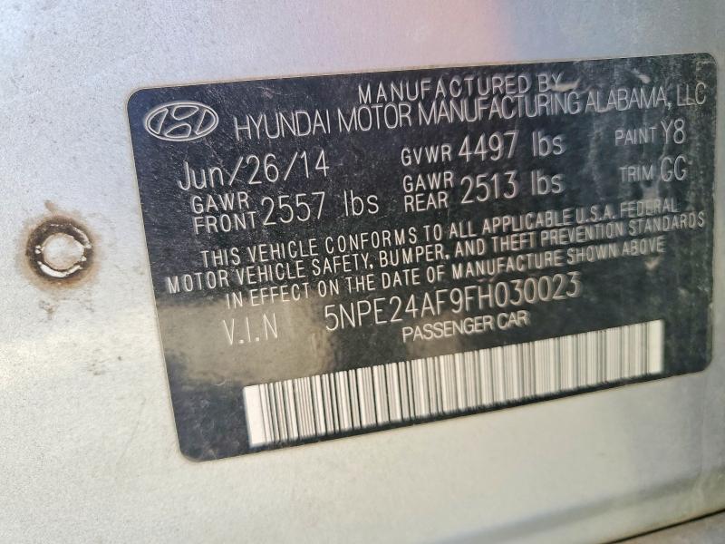Продажа на аукционе авто 2015 Hyundai Sonata, vin: 5NPE24AF9FH030023, номер лота: 41906016