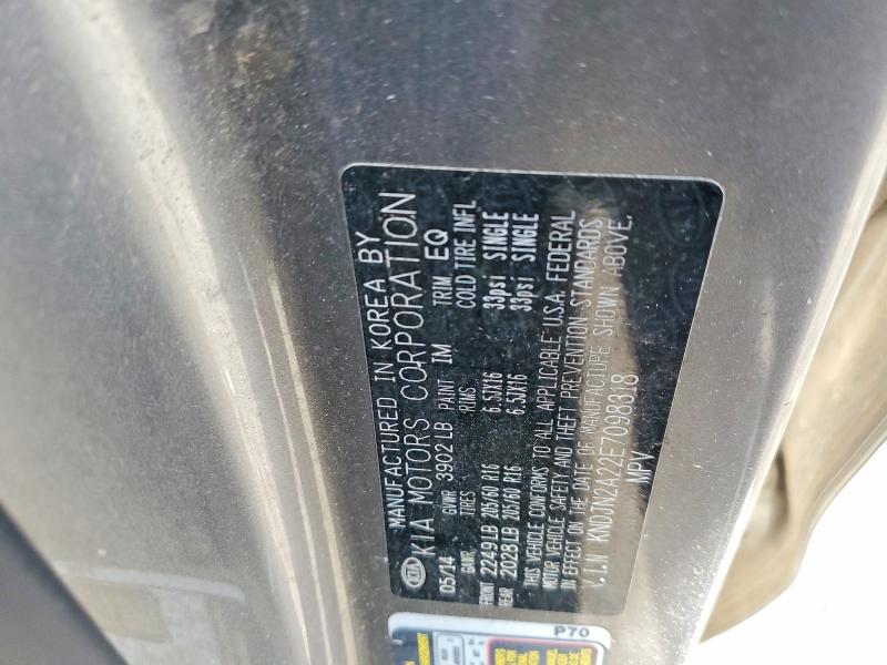 Aukcja sprzedaży 2014 Kia Soul, vin: KNDJN2A22E7098318, numer aukcji: 45454296