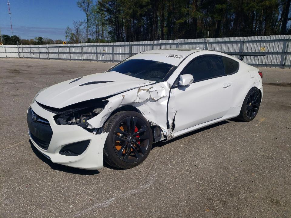 2014 Hyundai Genesis Coupe მანქანა იყიდება აუქციონზე, vin: KMHHU6KJXEU117726, აუქციონის ნომერი: 46847136