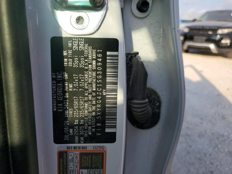 46308546 :رقم المزاد ، 5XYRG4JC1SG309461 vin ، 2025 Kia Sorento مزاد بيع