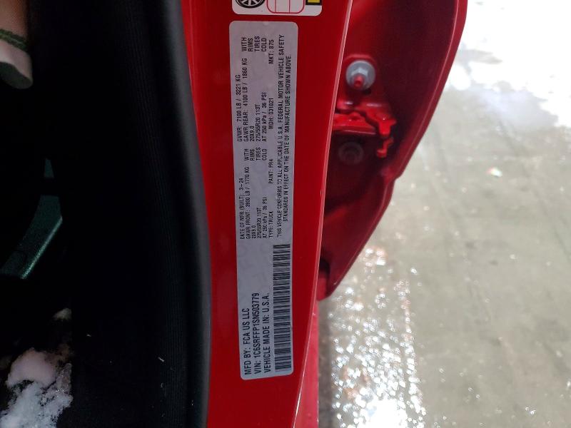 Продаж на аукціоні авто 2025 Ram 1500, vin: 1C6SRFFP1SN503779, номер лоту: 46344946