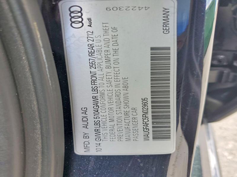 Продаж на аукціоні авто 2015 Audi A6, vin: WAUGFAFC5FN029605, номер лоту: 79808365