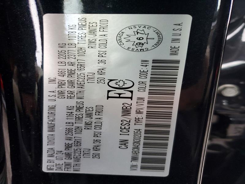 Продаж на аукціоні авто 2025 Mazda Cx-50, vin: 7MMVABCM4SN302054, номер лоту: 41876196