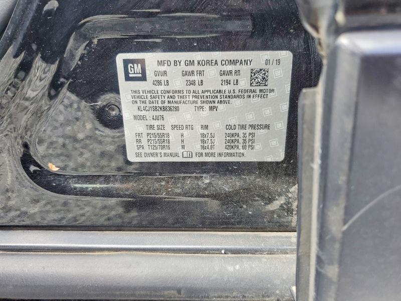 Aukcja sprzedaży 2019 Buick Encore, vin: KL4CJ1SB2KB836280, numer aukcji: 79684695