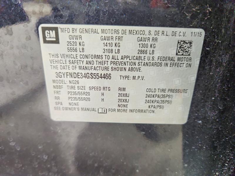 Продажа на аукционе авто 2016 Cadillac Srx, vin: 3GYFNDE34GS554466, номер лота: 45751266