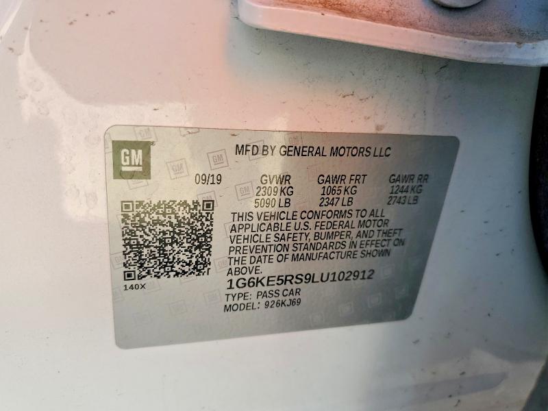 Aukcja sprzedaży 2020 Cadillac Ct6, vin: 1G6KE5RS9LU102912, numer aukcji: 46453516