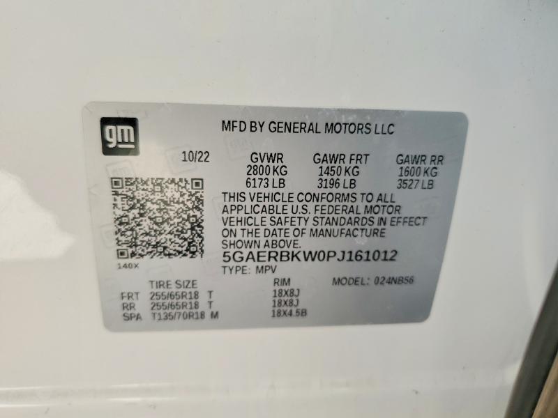 Продаж на аукціоні авто 2023 Buick Enclave, vin: 5GAERBKW0PJ161012, номер лоту: 47590656