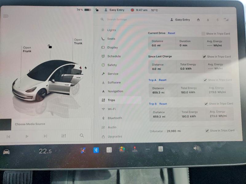 47555666 :رقم المزاد ، 5YJ3E1EB4PF636799 vin ، 2023 Tesla Model 3 مزاد بيع