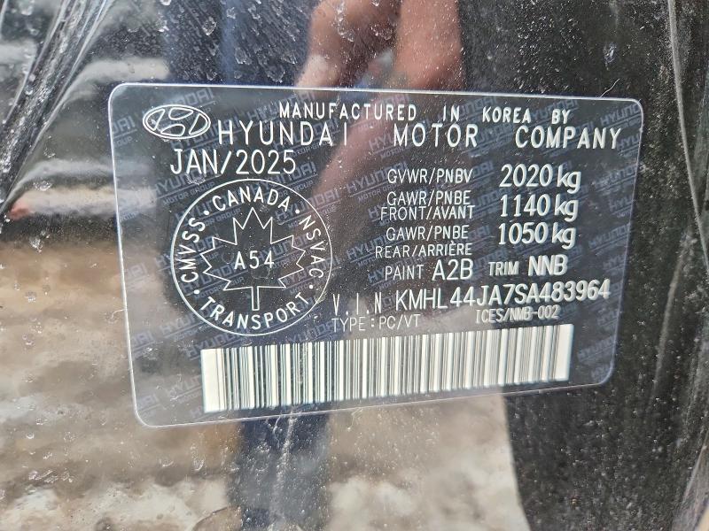 41779436 :رقم المزاد ، KMHL44JA7SA483964 vin ، 2025 Hyundai Sonata مزاد بيع