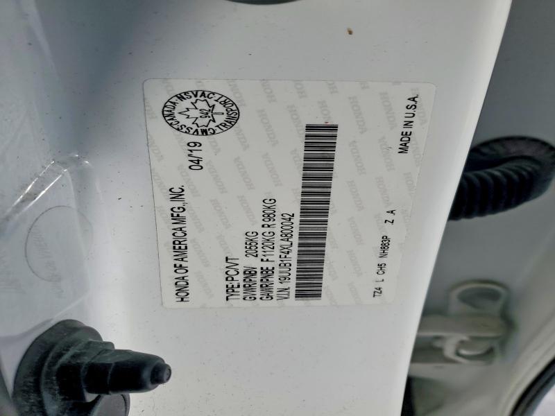 Продаж на аукціоні авто 2020 Acura Tlx, vin: 19UUB1F4XLA800042, номер лоту: 47020436