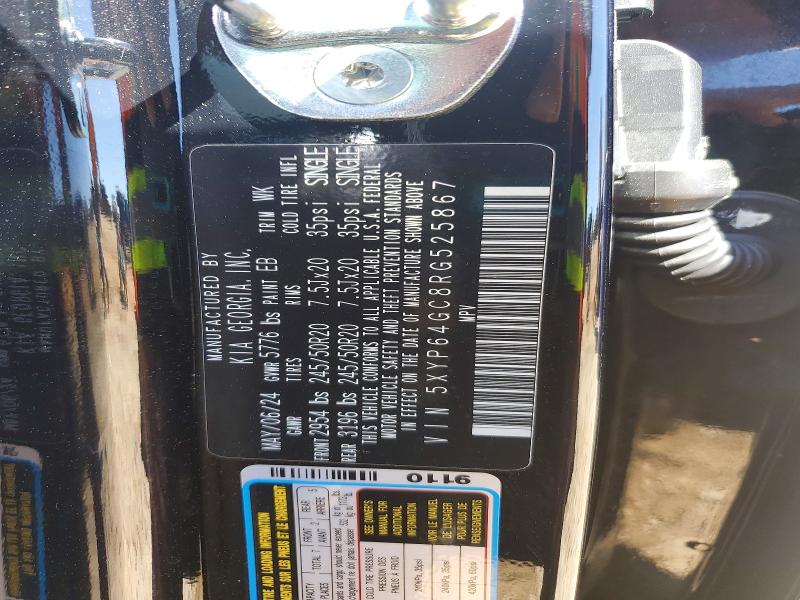 Продаж на аукціоні авто 2024 Kia Telluride, vin: 5XYP64GC8RG525867, номер лоту: 46092996