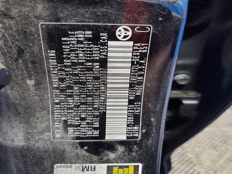 78646125 :رقم المزاد ، 5YFEPMAE8MP230707 vin ، 2021 Toyota Corolla مزاد بيع