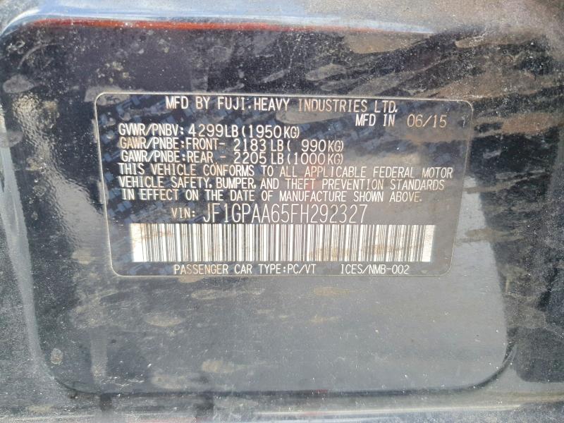 Aukcja sprzedaży 2015 Subaru Impreza, vin: JF1GPAA65FH292327, numer aukcji: 46334396