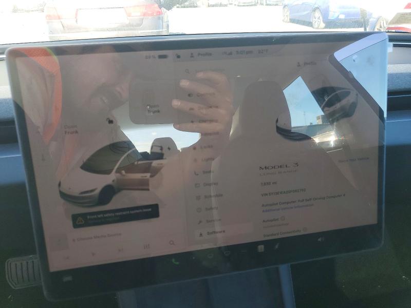 Aukcja sprzedaży 2025 Tesla Model 3, vin: 5YJ3E1EA2SF082792, numer aukcji: 46562466